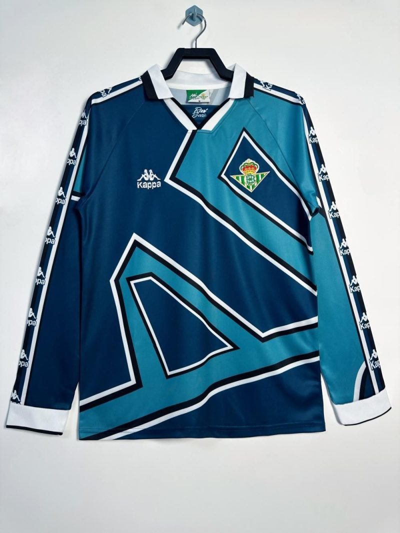 39e4c3f1d6a1717eb1b09b2f76f6c336 1995/1997 Real Betis Away Long sleeves Football Shirt 1:1 Thai Quality