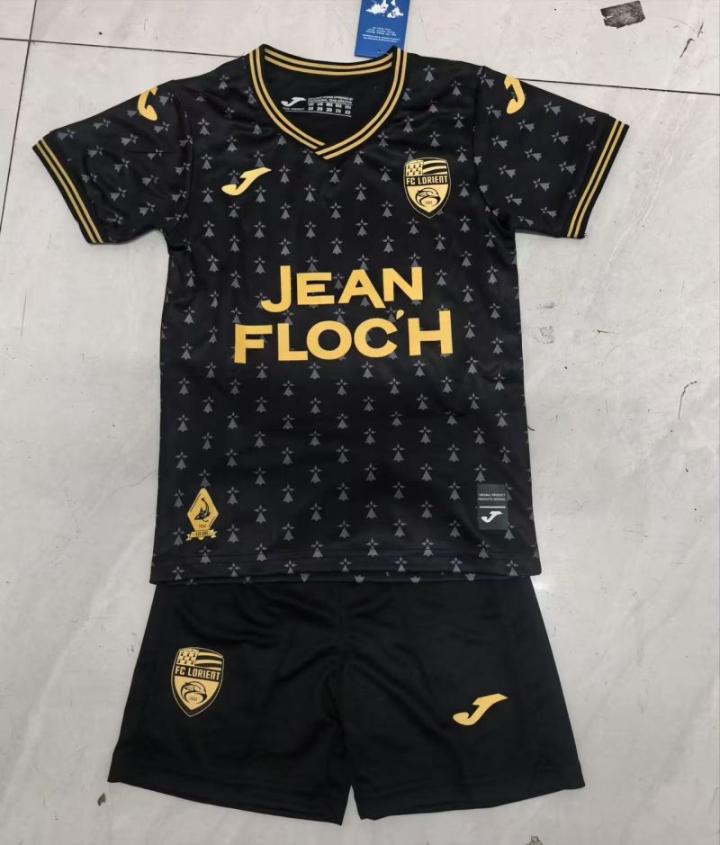 39f7893c7a8b0bb43c9c4c6724d2b36e 25/26 FC Lorient Third Football Shirt Kids Size 1:1 Thai Quality