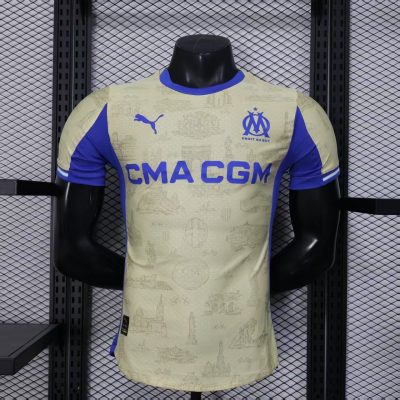 2025/2026 Player Version Olympique Marseille Third Football Shirt 1:1 Thai Quality
