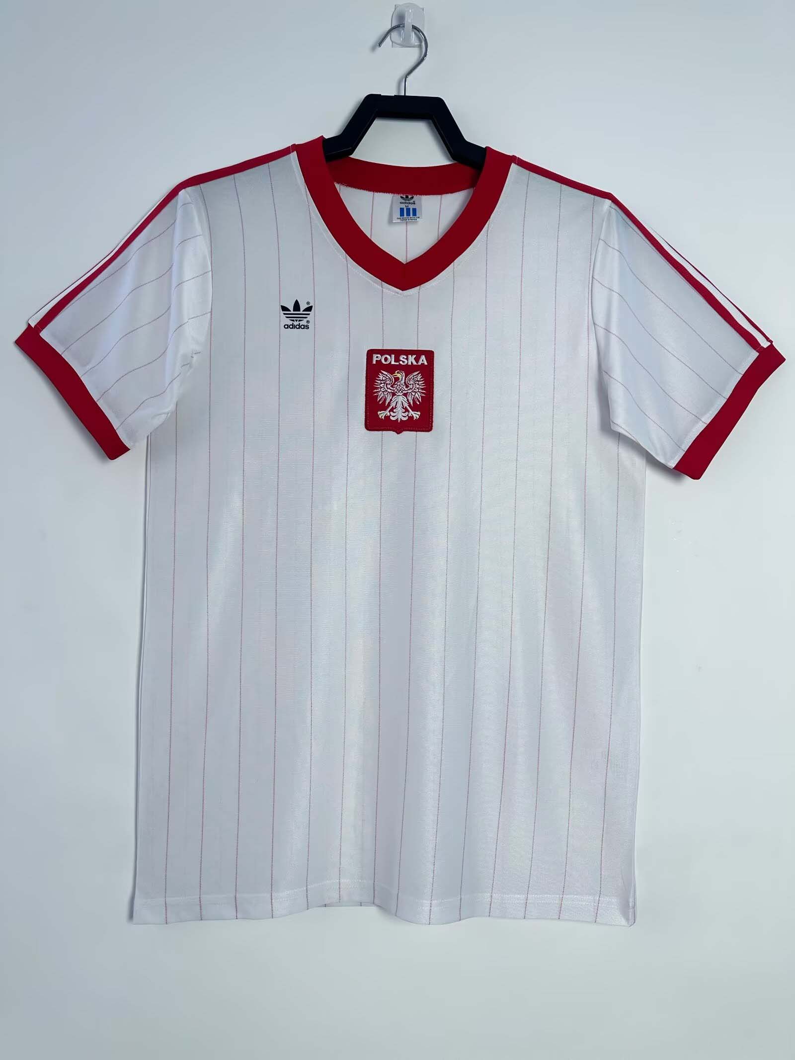 1982 Poland Home Football Shirt 1:1 Thai Quality