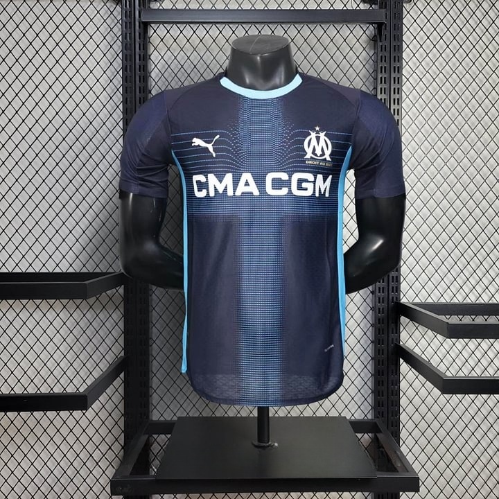 3d6e3fa0fd42258e021327e2749fc8fe 2025/2026 Player Version Olympique Marseille Away Football Shirt 1:1 Thai Quality