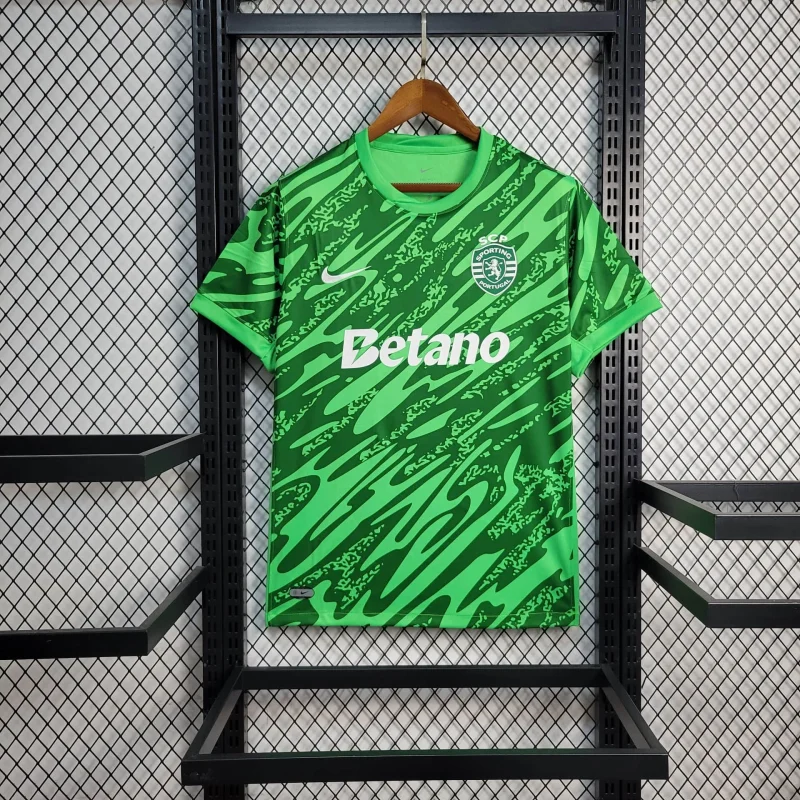 3de67e46994bddb838b6b2b477d690da 2025/2026 Sporting CP Goalkeeper Football Shirt 1:1 Thai Quality