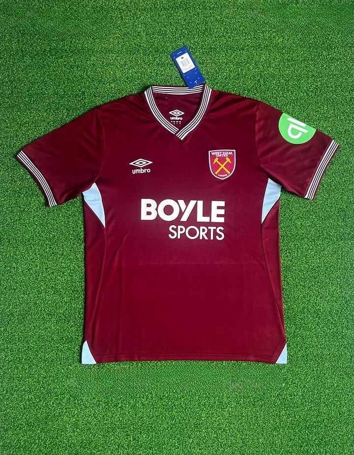 41dee6e0726a834af69f7cb68973230c 2025/2026 West Ham United Home Football Shirt 1:1 Thai Quality
