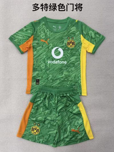 2025/2026 Dortmund Goalkeeper Football Shirt Kids Size 1:1 Thai Quality