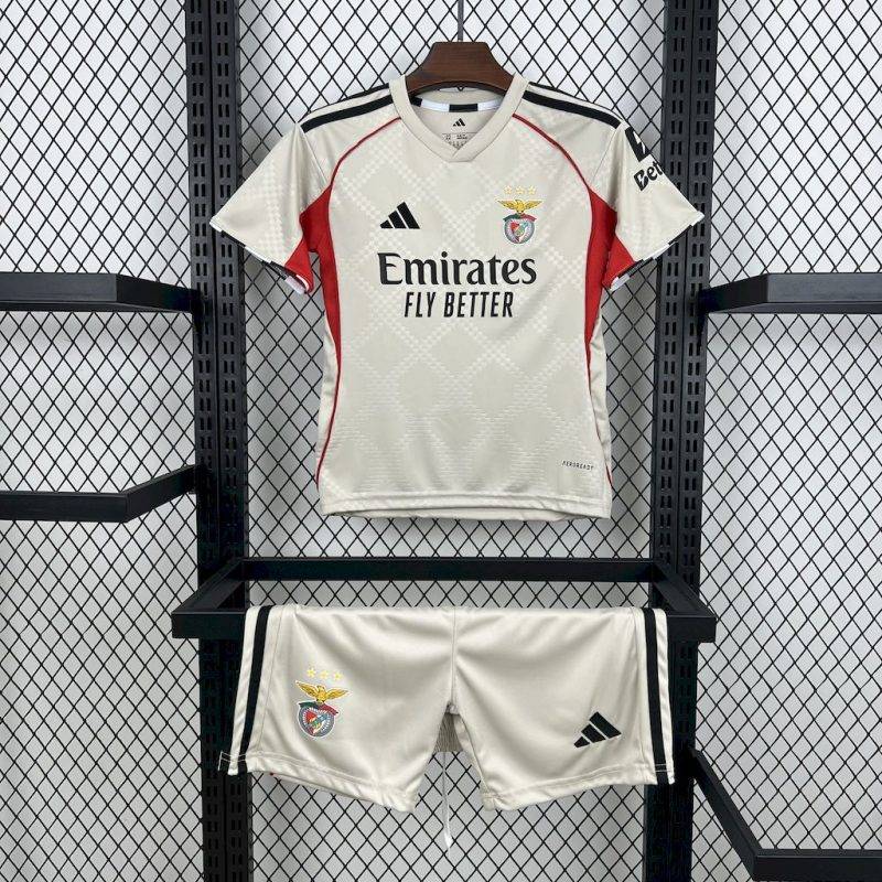 44a33d7ffd08109f2f3741a7d18103d0 2025/2026 Benfica Away Football Shirt Kids Size 1:1 Thai Quality