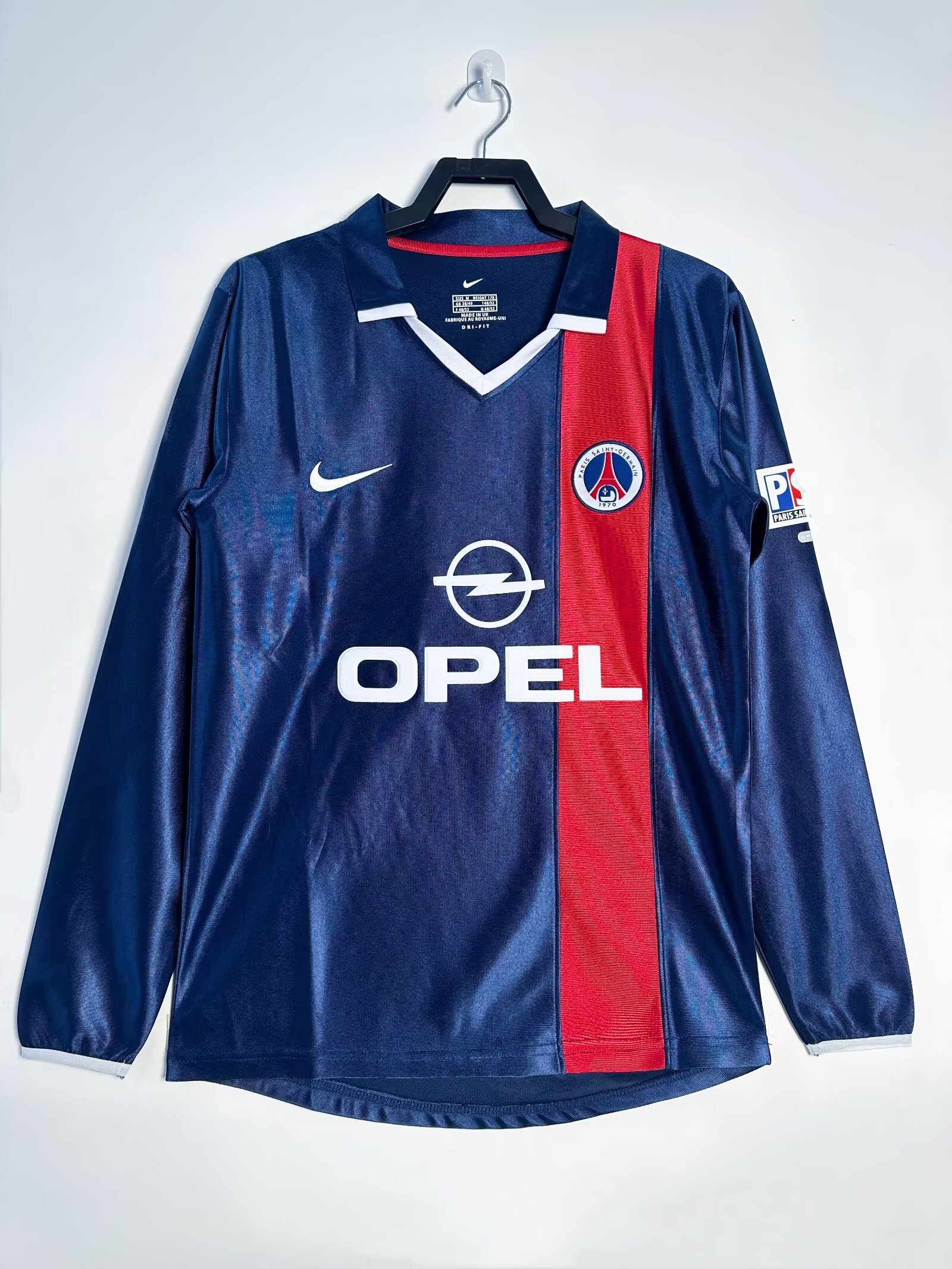 2001/2002 Retro Long Sleeve Paris Saint-Germain Home Football Shirt 1:1 Thai Quality