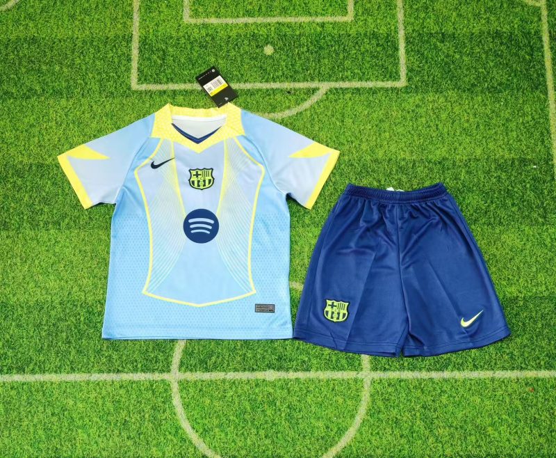 45a78f27a9d6b83c7ba6ab4cfd0dbd4e 2025/2026 Barcelona Special Edition Football Shirt Kids Size 1:1 Thai Quality