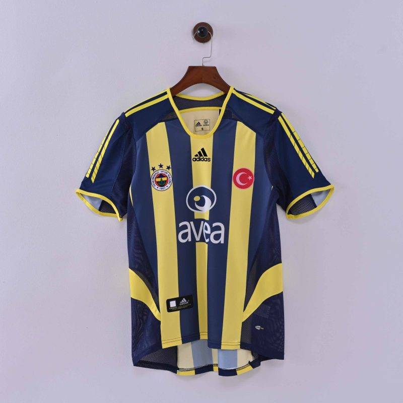 45a8bfad4645e7d839ea1788222e4a7a 2005/2006 Retro Fenerbahce Home Football Shirt 1:1 Thai Quality
