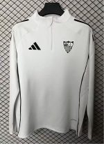 2025/26 Sevilla Half Zip Long sleeves Football Shirt 1:1 Thai Quality