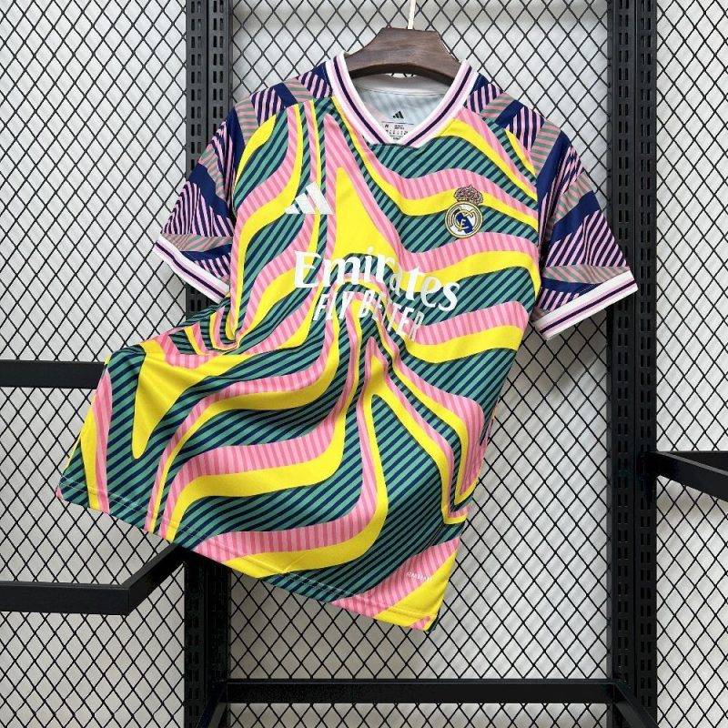 2025/2026 Real Madrid Pre-match uniform Football Shirt 1:1 Thai Quality
