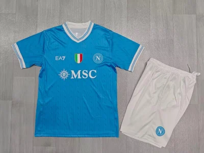 2025/2026 Napoli Home Football Shirt Kids Size 1:1 Thai Quality
