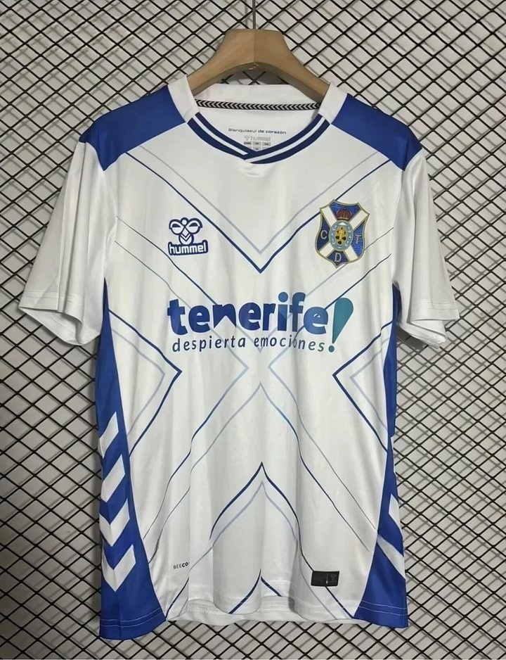 4d4f89efb89d6dc77c736bf2f5fb199c 2025/2026 Tenerife Home Football Shirt 1:1 Thai Quality