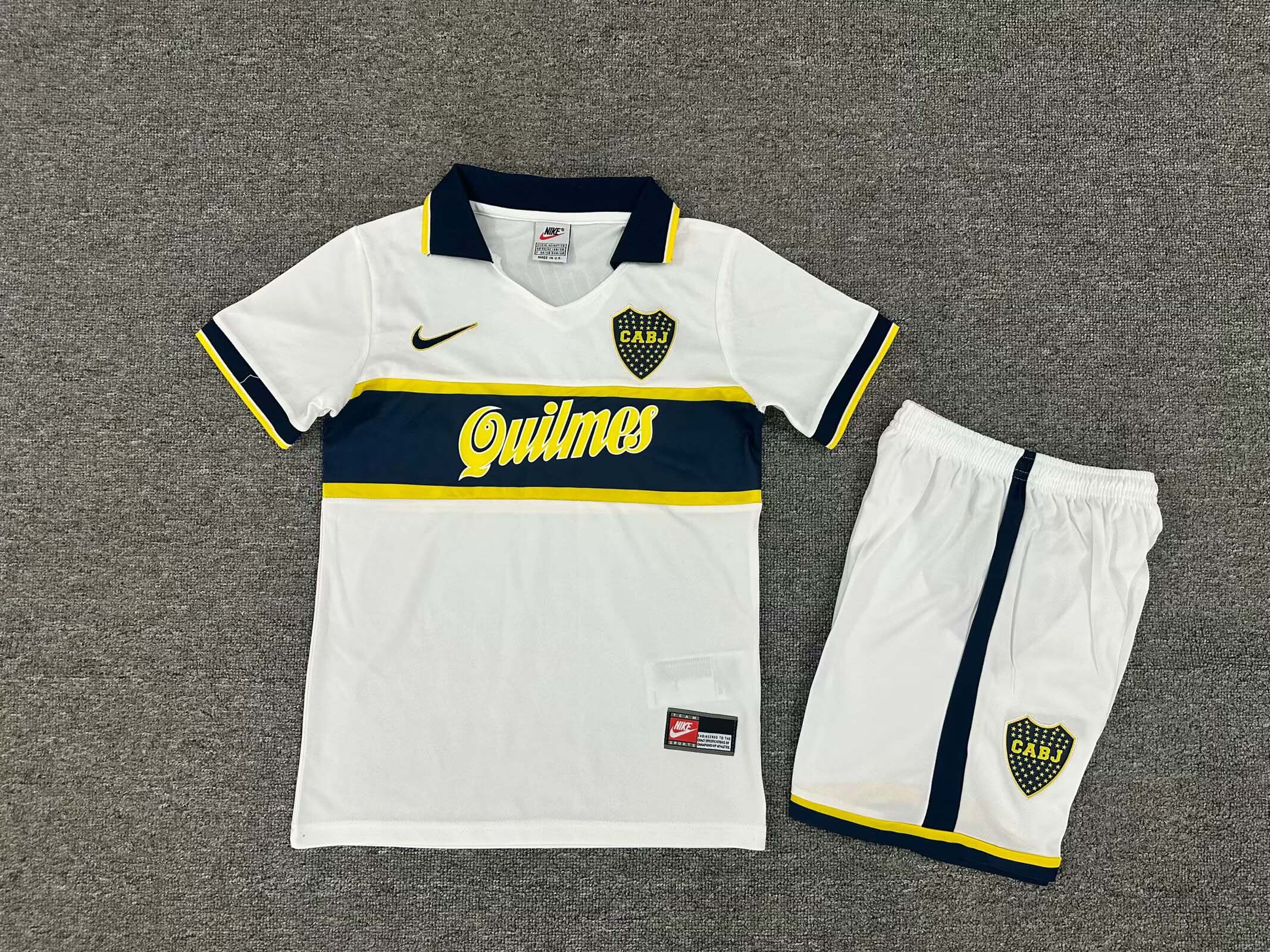1996/1997 Retro Boca Juniors Away Football Shirt Kids Size 1:1 Thai Quality