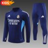 2025/2026 Real Madrid Half-Pull Football Shirt Kids Size