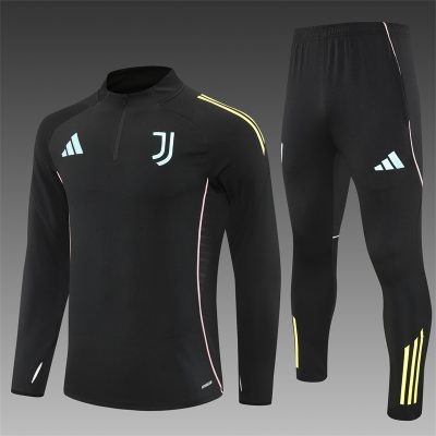 2025/2026 Juventus Half-Pull Training Suit Football Shirt 1:1 Thai Quality Set