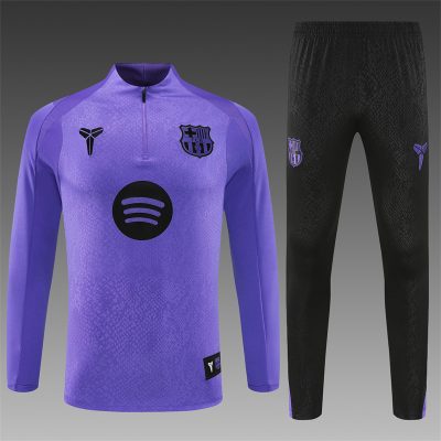 2025/2026 Barcelona Half-Pull Training Suit Football Shirt 1:1 Thai Quality Set