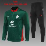 2025/2026 AC Milan Half-Pull Training Suit Football Shirt Kids Size