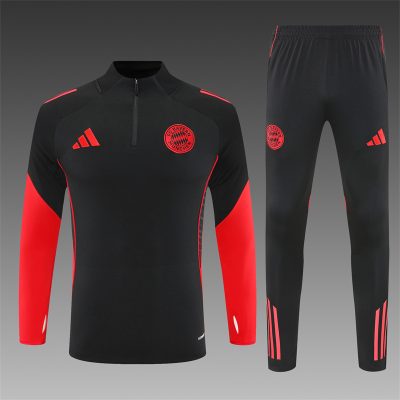 2025/2026 BM Half-Pull Training Suit Football Shirt 1:1 Thai Quality Set