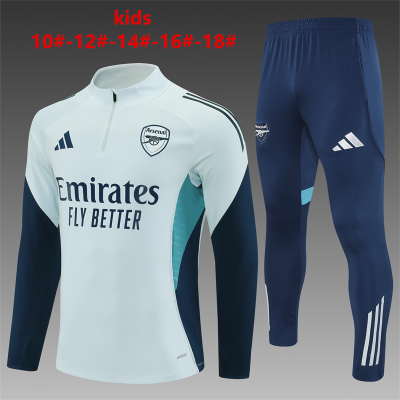 2025/2026 Arsenal Half-Pull Training Suit Football Shirt Kids Size