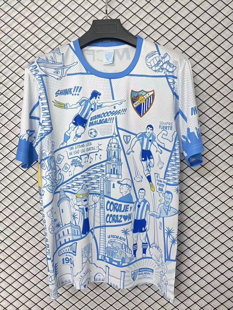 53a9e951356faf42f74d162541632b0f 2025/2026 Malaga Special Edition Football Shirt 1:1 Thai Quality