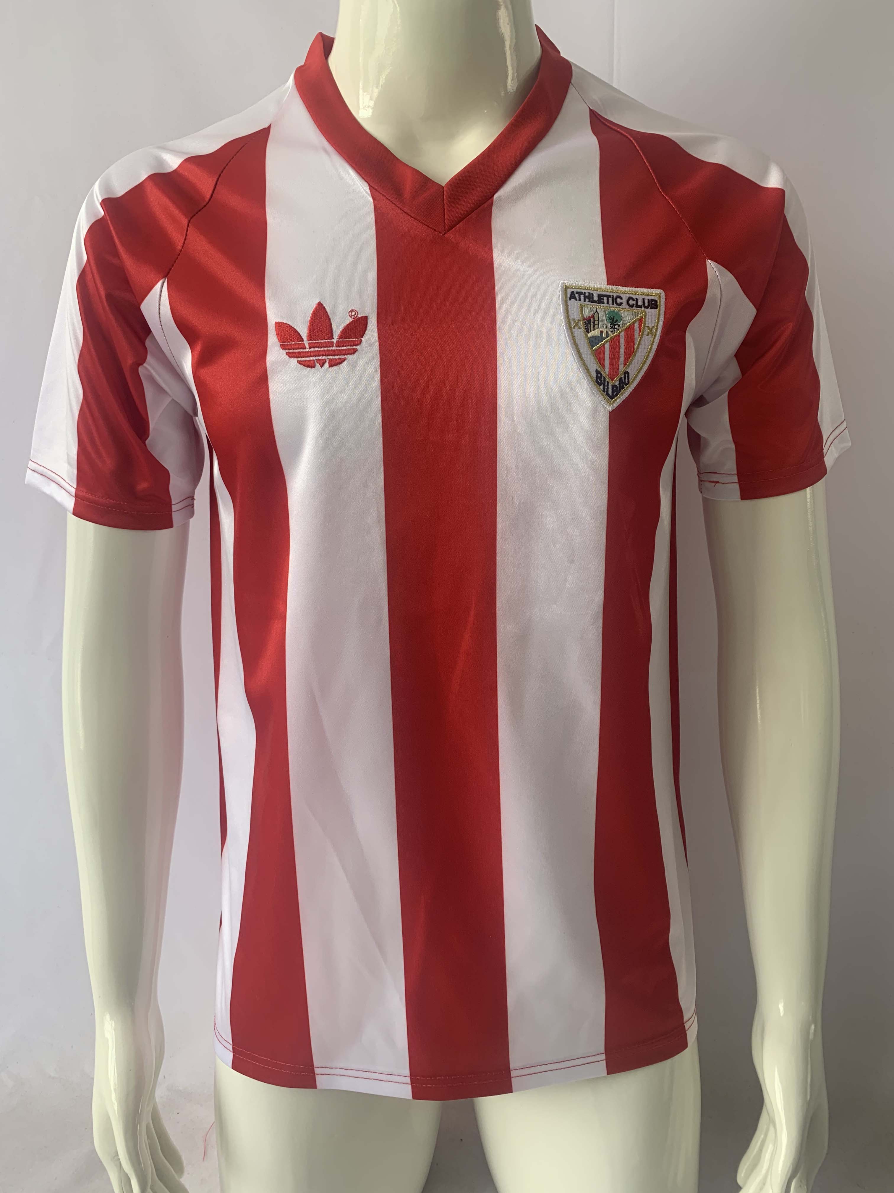 1986/1987 Athletic Bilbao Home Football Shirt 1:1 Thai Quality