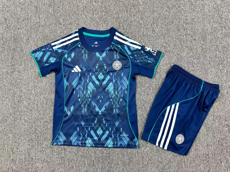 563a6c18bf4f9a3dcf3cf6b0a1125fd6 2025/2026 Leicester City Away Football Shirt Kids Size 1:1 Thai Quality