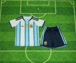 2026 Argentina Home Football Shirt Kids Size 1:1 Thai Quality