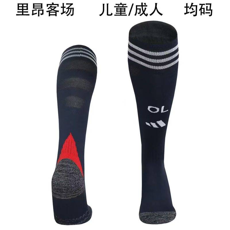 567b7ab70a9902626462b8bbc2716ce1 2025/2026 Lyonnais Away Football Socks 1:1 Thai Quality