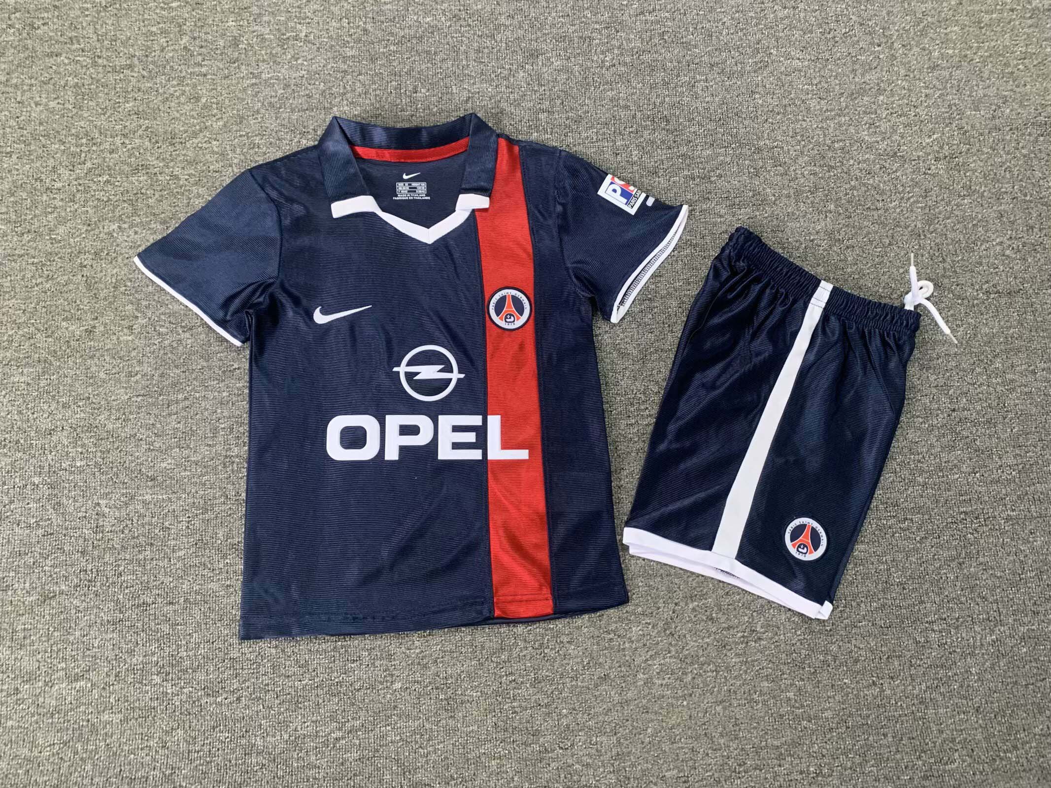 2002/2003 Retro Paris Saint-Germain Home Football Shirt Kids Size 1:1 Thai Quality