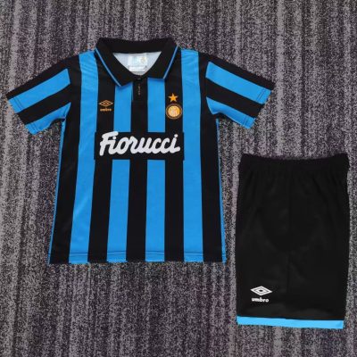 1993/1994 Inter Milan Home Football Shirt Kids Size 1:1 Thai Quality