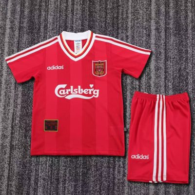 1995/96 Liverpool Home Football Shirt Kids Size 1:1 Thai Quality