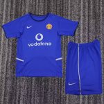 2002/03 Manchester United Third Football Shirt Kids Size 1:1 Thai Quality