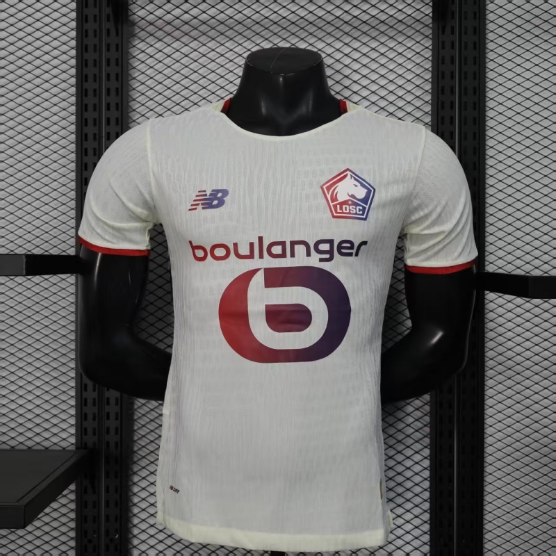 5ac1a6196a1e205b6a2ff064735069b3 2025/2026 Player VersionLille LOSC Away Football Shirt 1:1 Thai Quality
