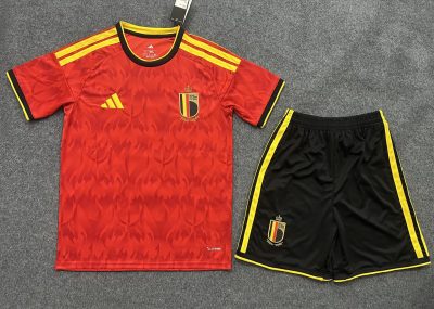 2026 Belgium Home Football Shirt Kids Size 1:1 Thai Quality