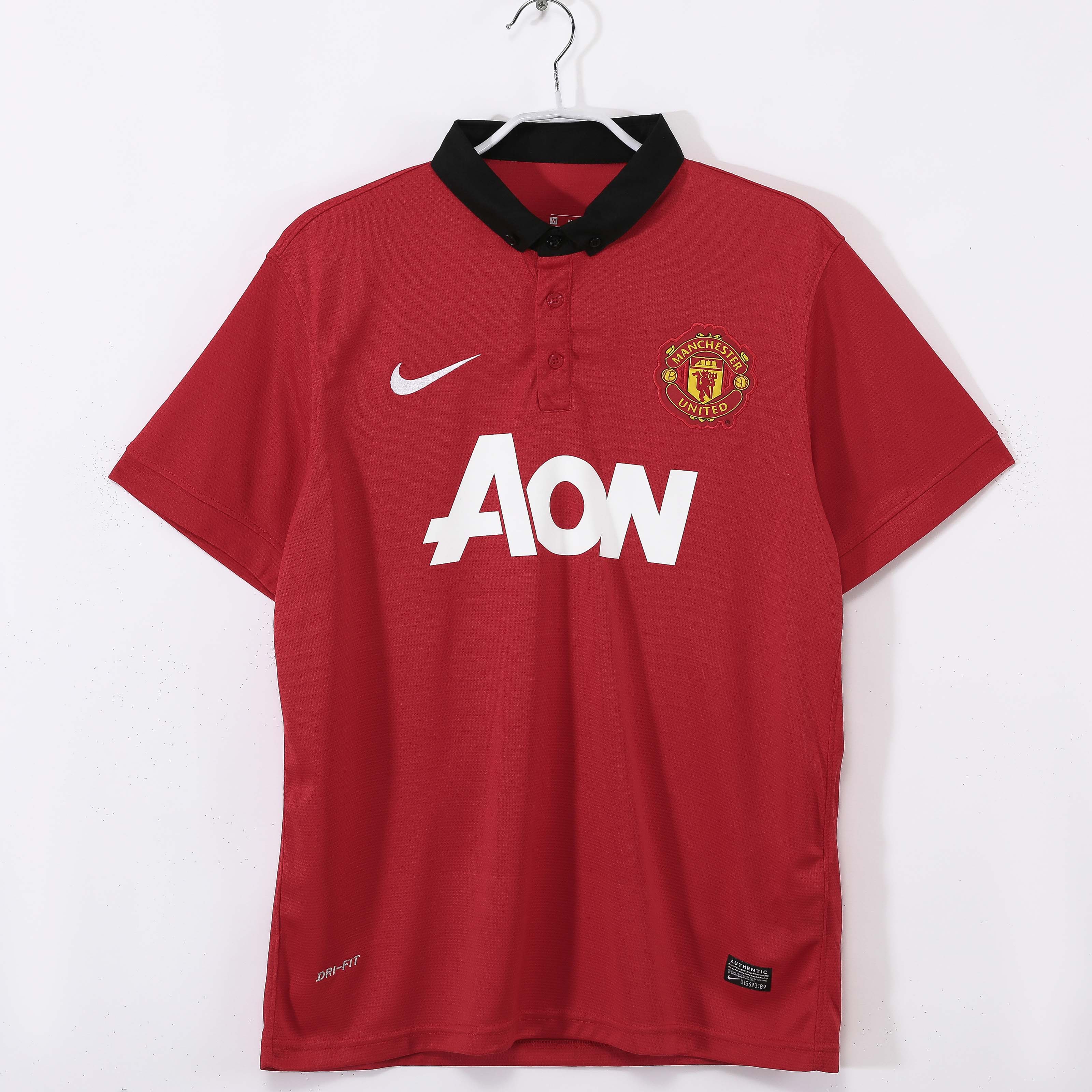 2013/2014 Retro Manchester United Home Football Shirt 1:1 Thai Quality