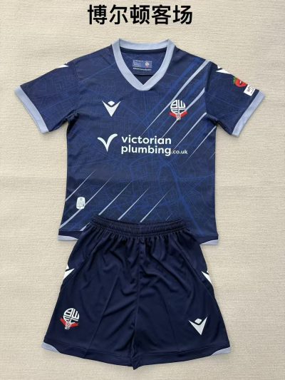 2025/2026 Bolton Away Kids Size 1:1 Thai Quality