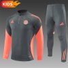 2025/2026 BM Half-Pull Training Suit Football Shirt Kids Size