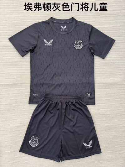 2025/2026 Everton Goalkeeper Football Shirt Kids Size 1:1 Thai Quality