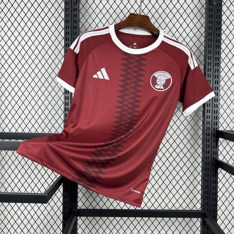 616417e56ae1e9dcd308370a901b8810 2026 Qatar Home Football Shirt 1:1 Thai Quality
