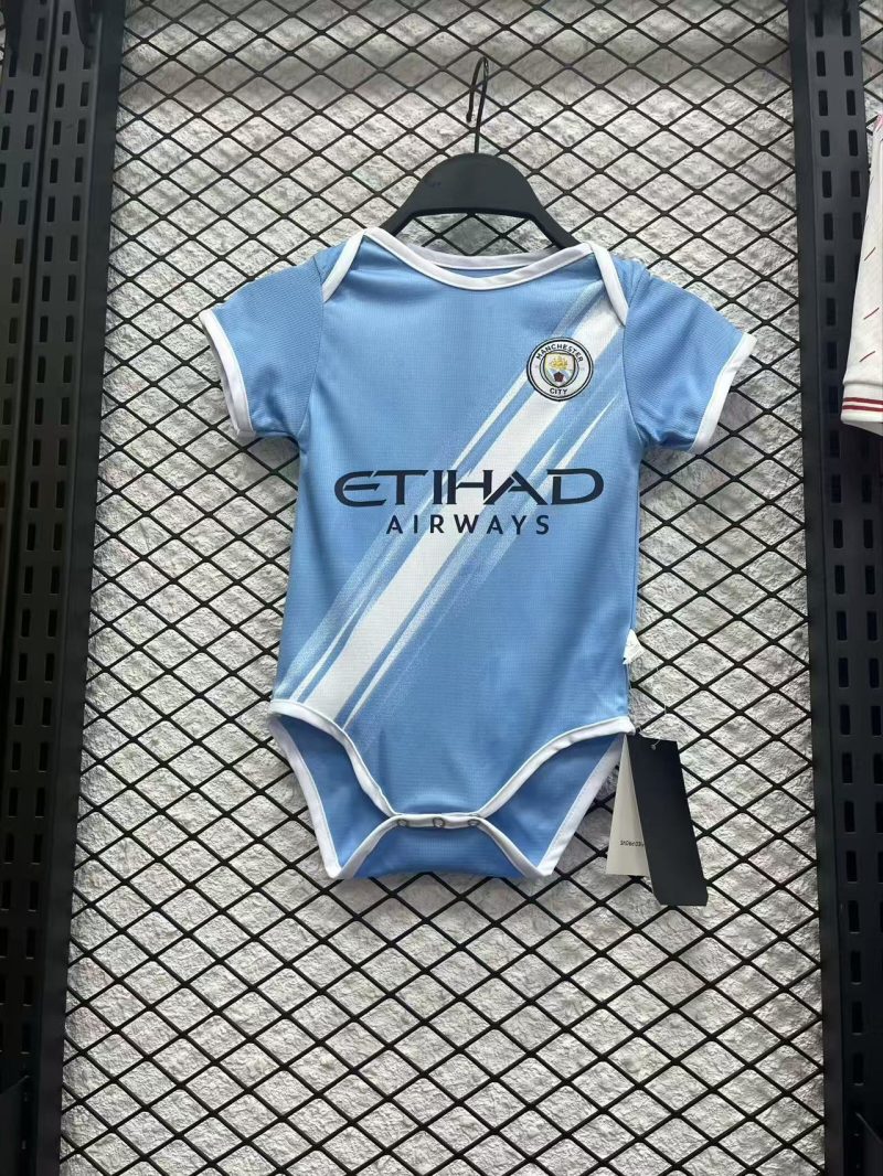 63121ec40e3ba675b3b5e764162f9f66 2025/2026 Manchester City Home Football Shirt Baby Size 1:1 Thai Quality
