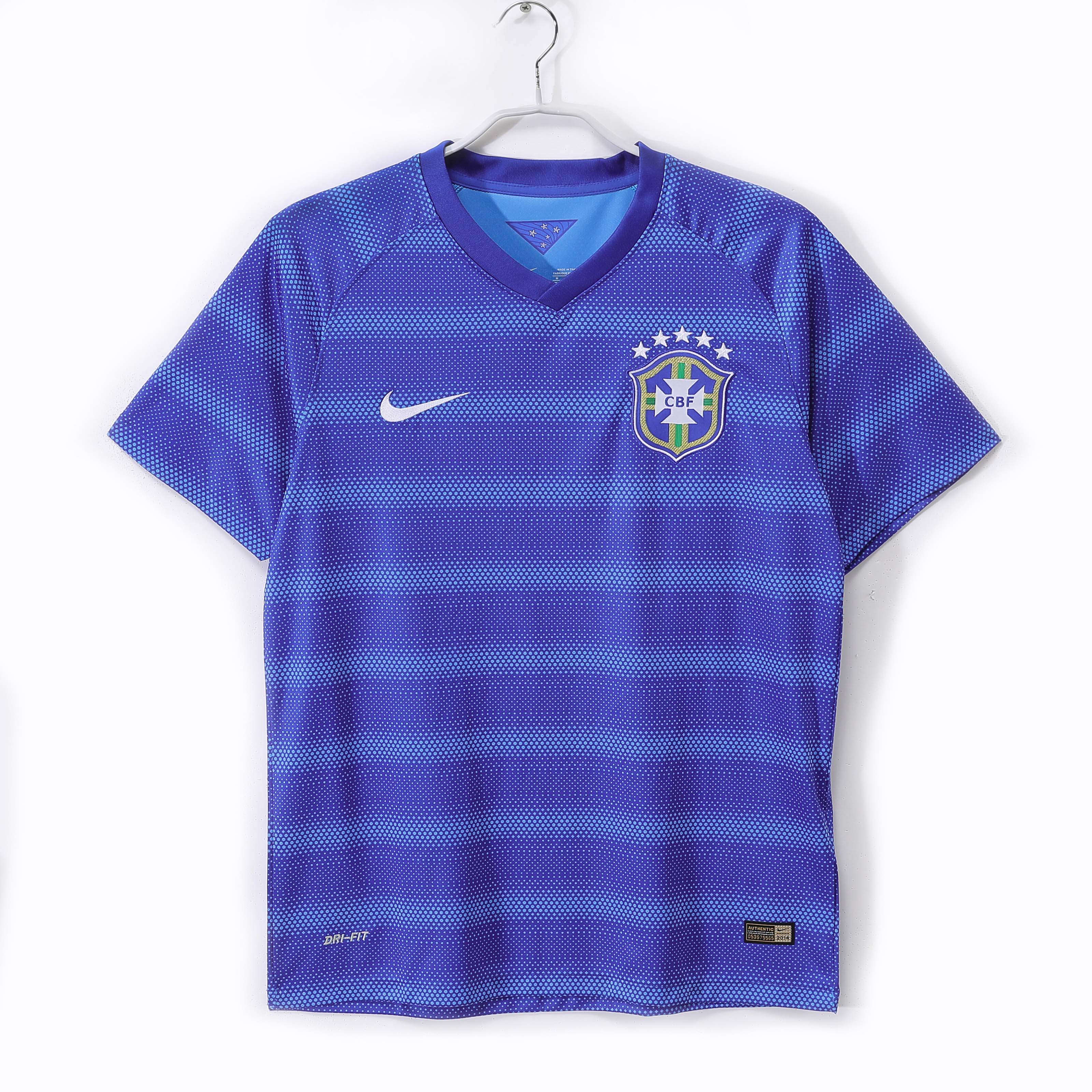 2014 Retro Brazil Away Football Shirt 1:1 Thai Quality