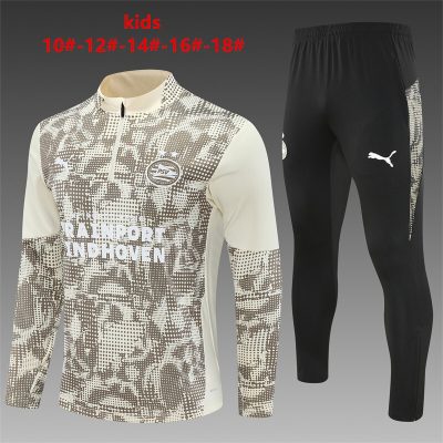 25/26 Eindhoven Half-Pull Training Suit Football Shirt Kids Size