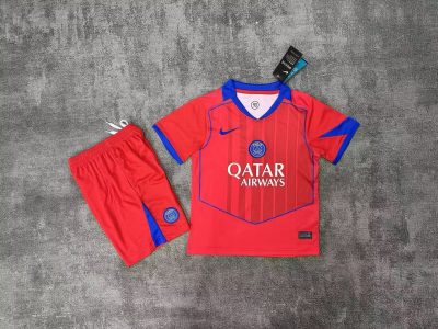 2025/2026 Paris Saint-Germain Third Away Football Shirt Kids Size 1:1 Thai Quality