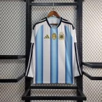 2026 Long Sleeve Argentina Home Football Shirt 1:1 Thai Quality