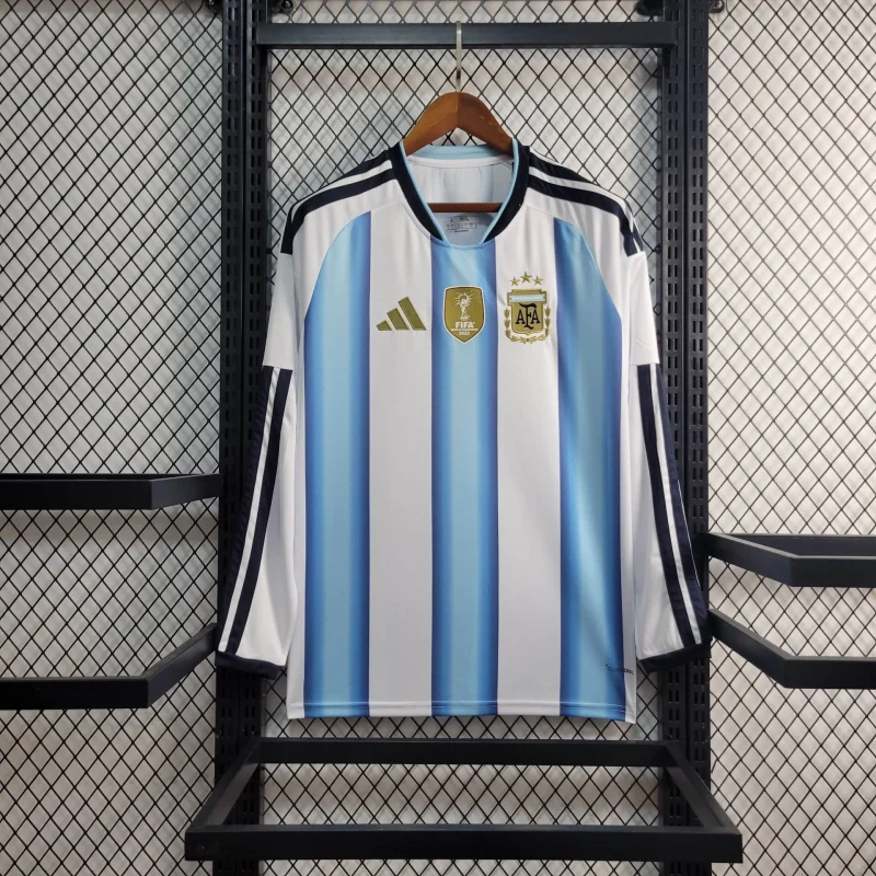 66982ffc4e81a8373300b2ed174d03d7 2026 Long Sleeve Argentina Home Football Shirt 1:1 Thai Quality