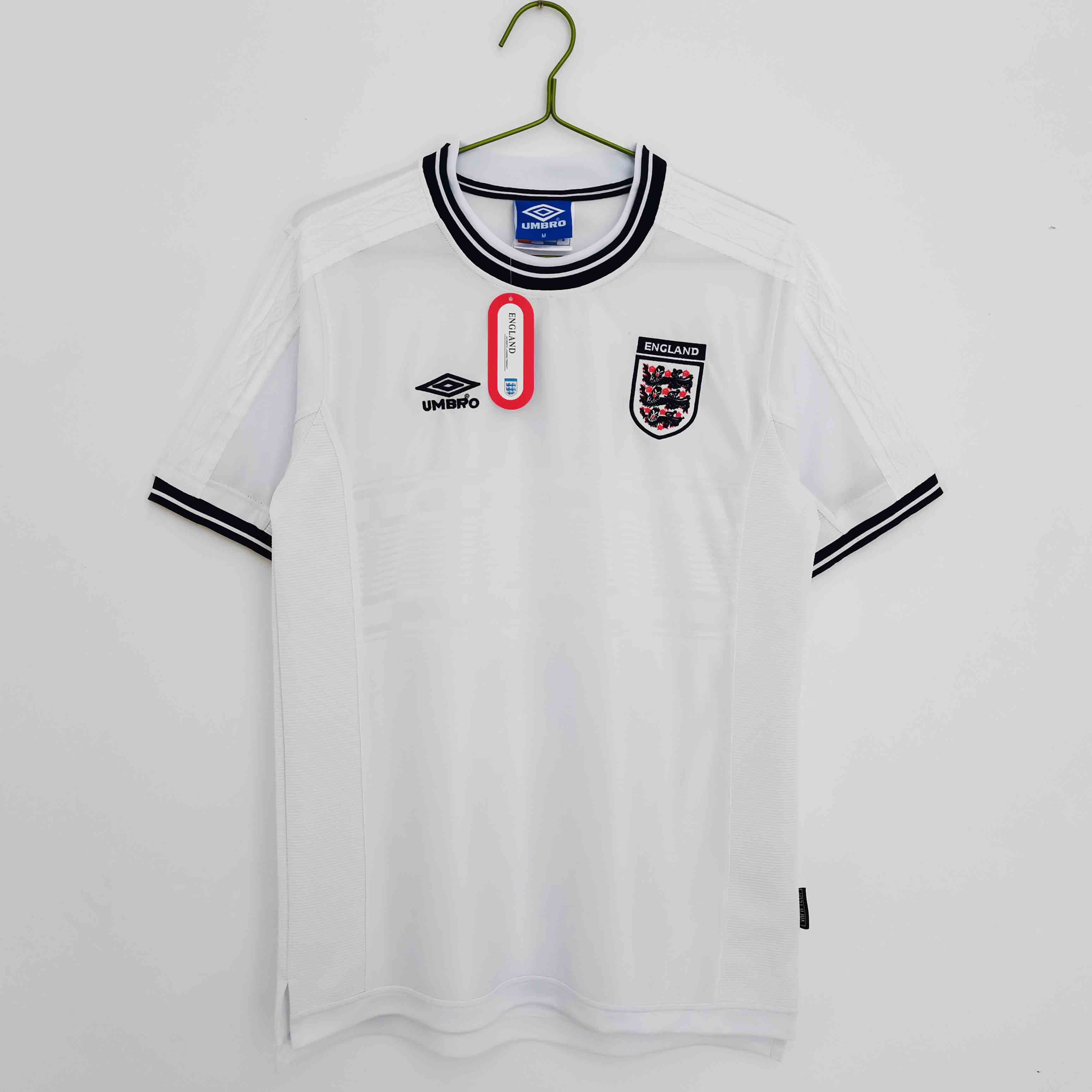1999/2001 Retro England Home Football Shirt 1:1 Thai Quality