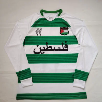 2024/2025 Long Sleeve Palestine Football Shirt 1:1 Thai Quality