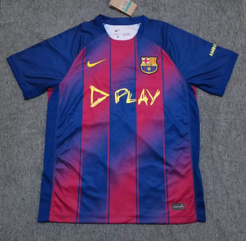 68dcafcff9400c9b43c0b8e4778f0a46 2025/2026 Barcelona Special Edition Football Shirt 1:1 Thai Quality