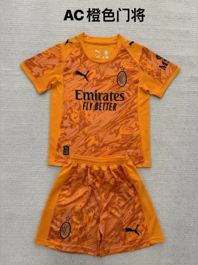 2025/2026 AC Milan Goalkeeper Football Shirt Kids Size 1:1 Thai Quality