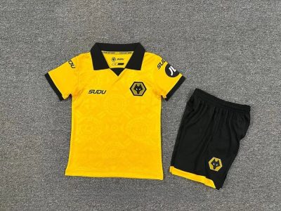 2025/2026 Wolverhampton Home Football Shirt Kids Size 1:1 Thai Quality